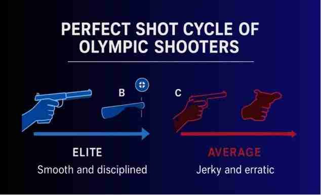 Perfect Shot Cycle of Olympic Shooters